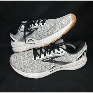Brooks Adrenaline GTS 23 Oreo Mens Size 13 White Black Running Shoes Sneakers